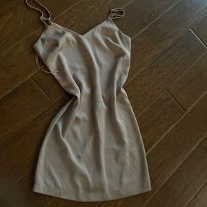 Mini slip dress